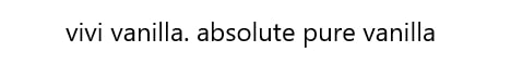 Vivi Vanilla 