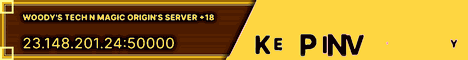 Woodys Tech n Magic Origins Server