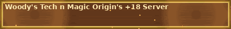 Woodys Tech n Magic Origins Server