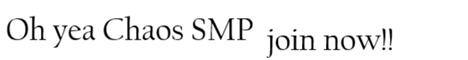 The Chaos SMP