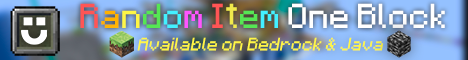 One Block Random Item Server