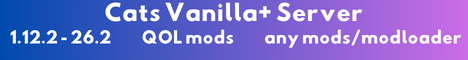 Cats Vanilla-Plus Server