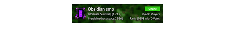 Obsidian smp