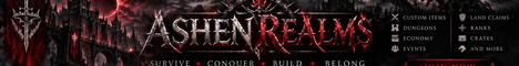 AshenRealmsSMP server banner